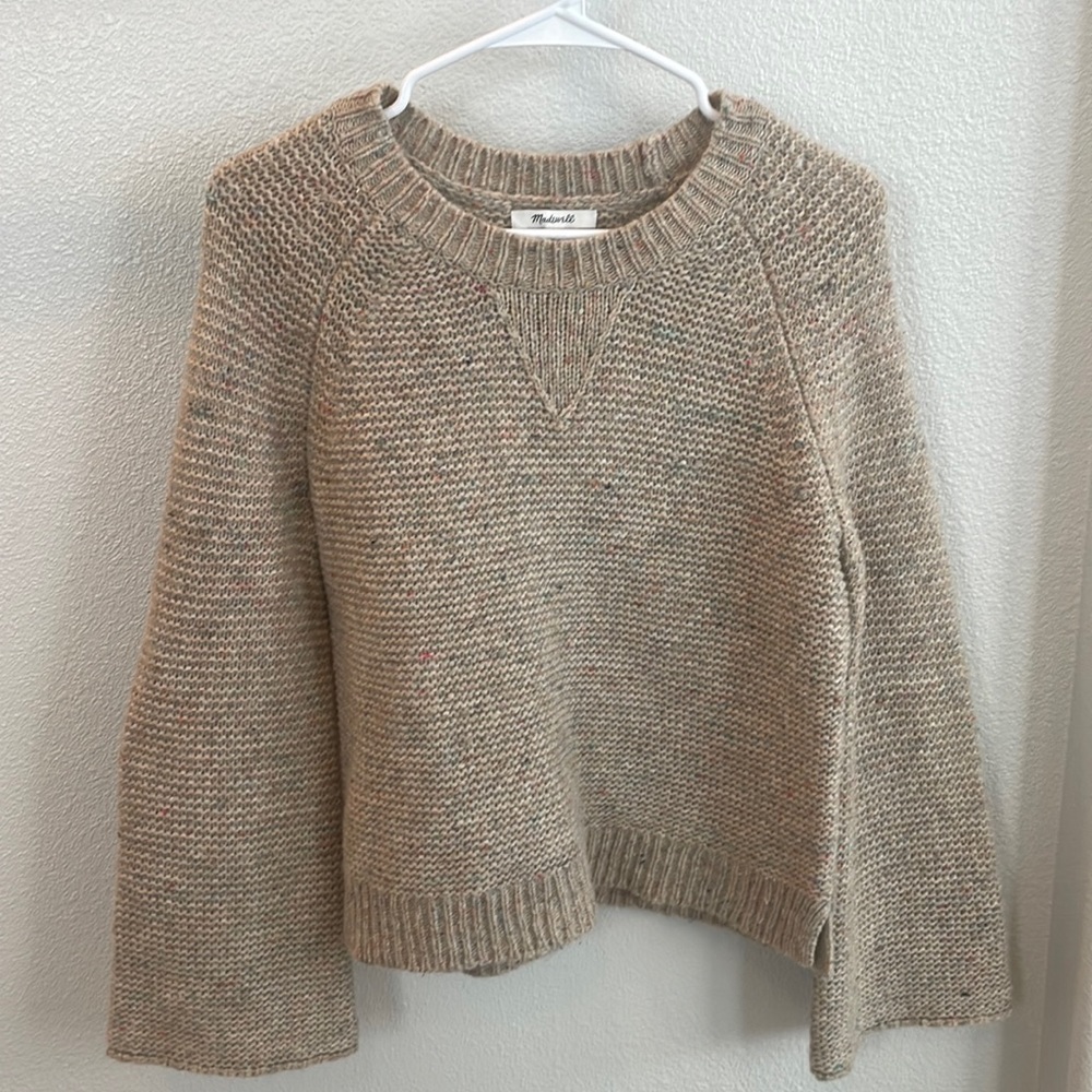 Madewell Tan Knit Sweater
